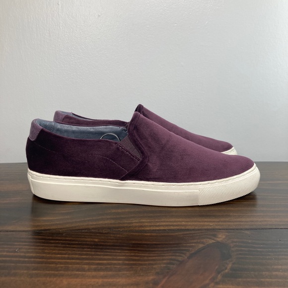 Skechers Vaso 49933 Burgandy Purple Velvet Casual Memory Foam Slip Ons 9.5 - Picture 8 of 14
